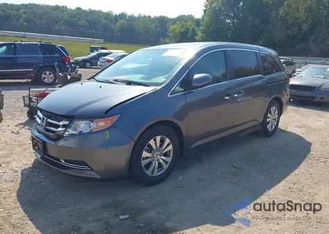 2016 Honda Odyssey Se z USA, uszkodzony, nr VIN 5FNRL5H37GB130430